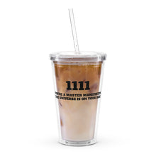 Load image into Gallery viewer, Clear plastic tumbler