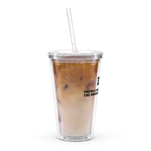 Load image into Gallery viewer, Clear plastic tumbler