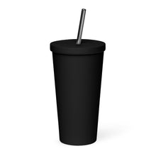 Load image into Gallery viewer, Insulated tumbler with a straw