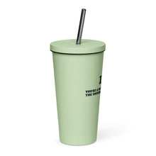 Load image into Gallery viewer, Insulated tumbler with a straw