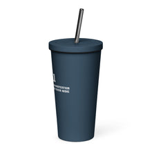 Load image into Gallery viewer, Insulated tumbler with a straw