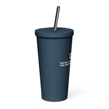 Load image into Gallery viewer, Insulated tumbler with a straw