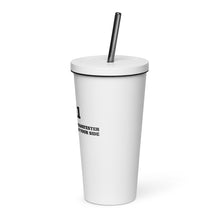 Load image into Gallery viewer, Insulated tumbler with a straw