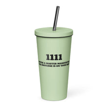 Load image into Gallery viewer, Insulated tumbler with a straw
