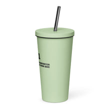 Load image into Gallery viewer, Insulated tumbler with a straw
