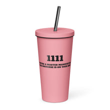 Load image into Gallery viewer, Insulated tumbler with a straw
