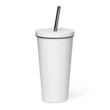 Load image into Gallery viewer, Insulated tumbler with a straw
